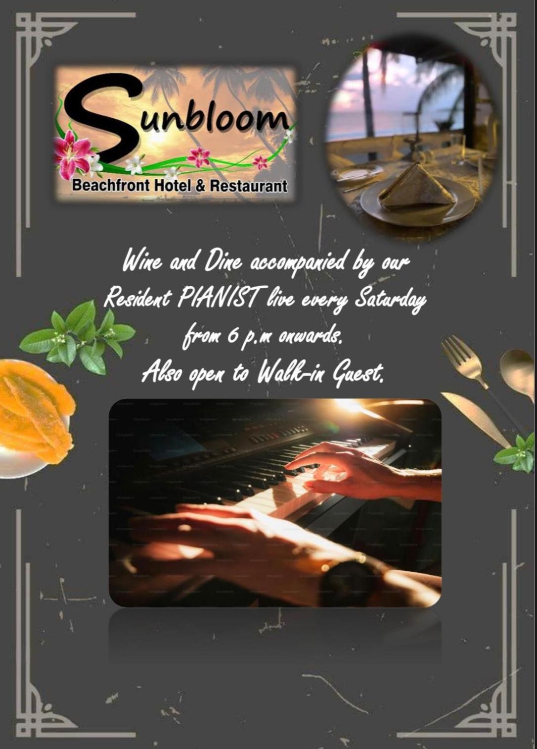 Sunbloom Beachfront Hotel And Restaurant Zambales Sinabacan Eksteriør billede